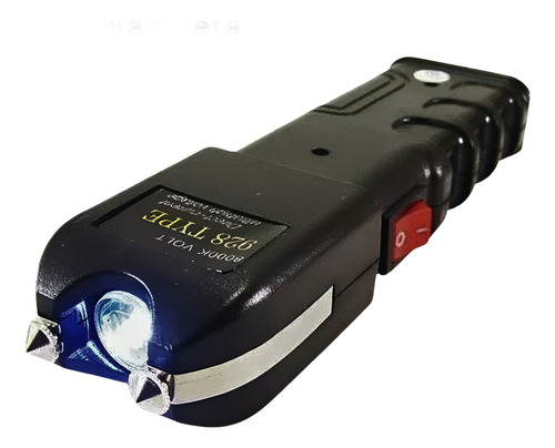 Lanterna Tática Camping Taser Choq 120.000w,arma Alto Defesa Branco Preto