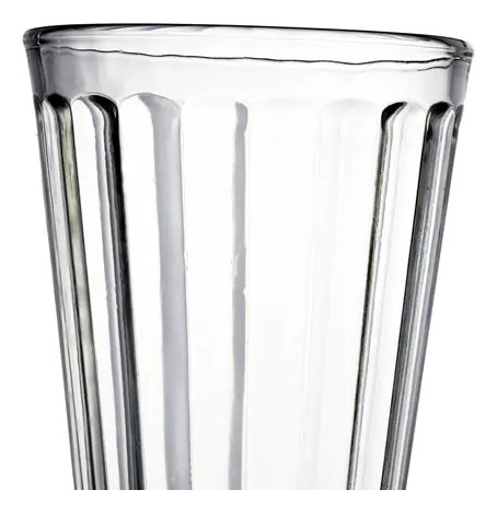 10 Vasos De Vidrio Cristal Limonero 330 Ml