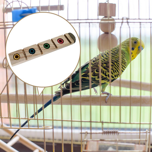 Pájaros Loro Masticar Juguetes Loro Jaula Suministros