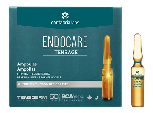 Endocare Tensage Ampolletas 10 Pzas / 2ml