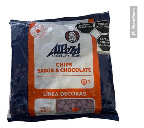 Alpezzi Chips Sabor Chocolate Morado 500g