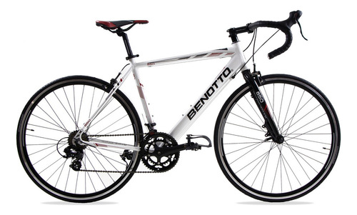 Bicicleta Benotto Ruta 850 Aluminio R700 Shimano 14v Blanco Tamaño del cuadro 54