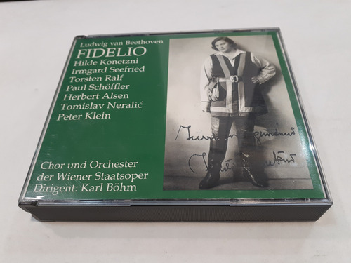 Fidelio, Beethoven, Schöffler, Böhm - 2cd 1994 Austria N