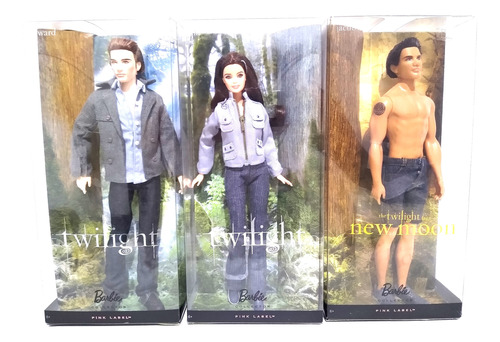 Barbie/ken Crepúsculo 03 Edward, Bella E Jacob,  Mattel 2009