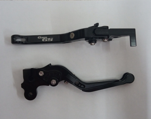 Imagen 3 de 5 de Kit Palancas Bmw G650 Gs Abatibles Extensibles Ajust Negro
