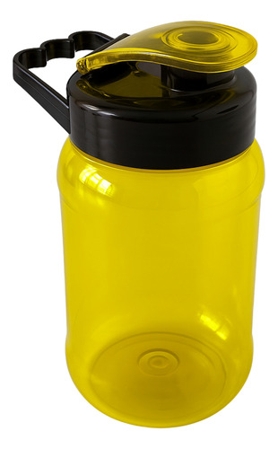 60 Vaso De Fiestas De Color Tapa De Asa 500 Ml Reutilizable Amarillo