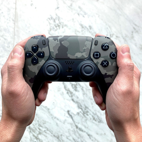 Imagen 7 de 8 de Control joystick inalámbrico Sony PlayStation DualSense CFI-ZCT1 gray camouflage
