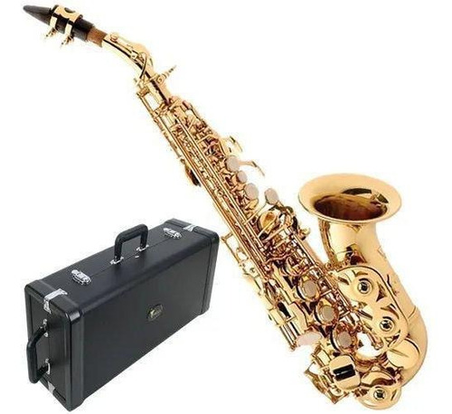 Sax Soprano Eagle Sp508 Curvo Saxofone Sp-508