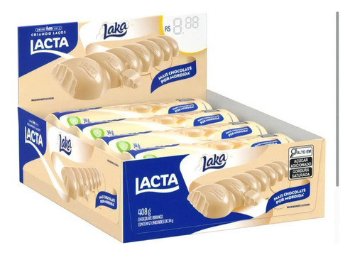 Chocolate Lacta Laka Branco C/20un De 20gr