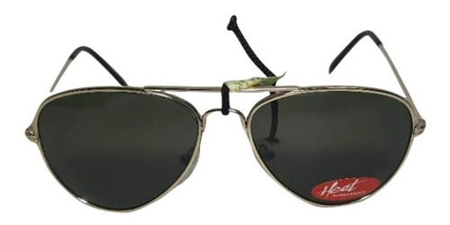 Imagen 3 de 3 de Anteojo Lente Gafa De Sol Clipper Aviador 8909 Dorado