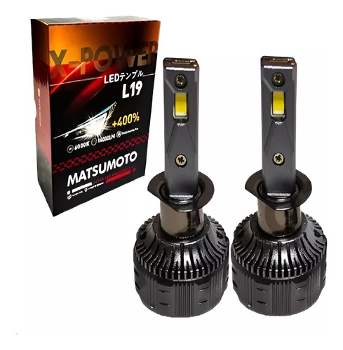Kit 2 Ampolletas Super Led H1-l19 14.000 Lumenes