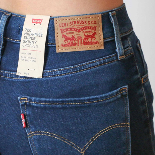 Jean Mujer Levis Talla 24 | 720 High Rise Super Skinny Crop