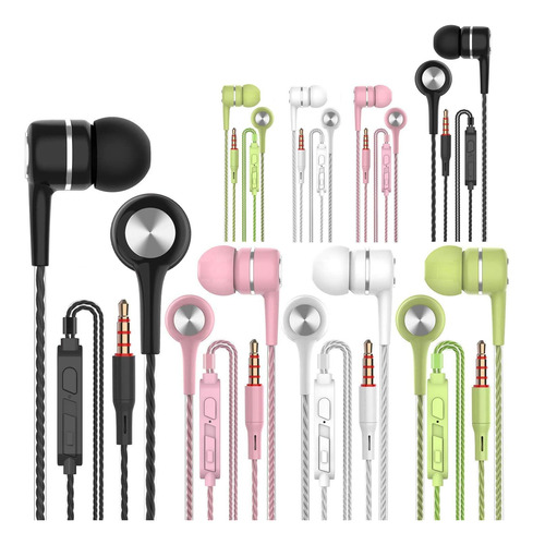 Auriculares Ynr A12 Pack 8 Multicolor
