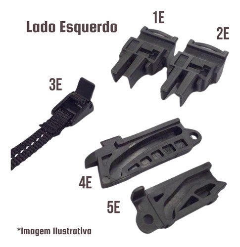 Peças Para Capota Teto Coneversível Fiat 500 Cabriolet