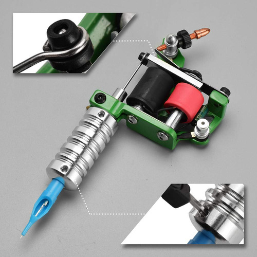 Bamttoo Professional Alloy Tattoo Coil Machine Kit Rotary Ta