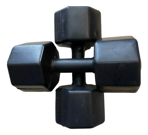Set Mancuernas 10 Lb Pesas Hexagonales 5 Kg C/u 2 Mancuernas