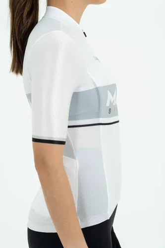 Jersey Camiseta De Ciclismo Safetti Maglia Blanca Unisex
