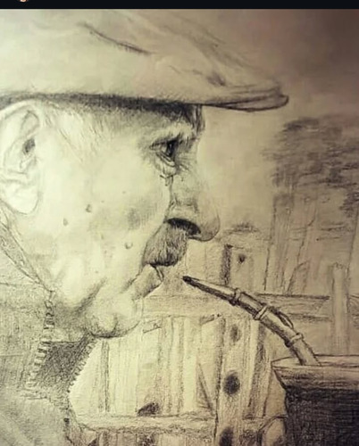 Retratos E Ilustraciones En Lapices Y Carbonillas