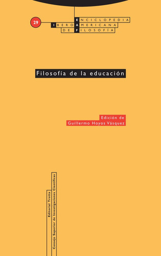 Filosofia De La Educacion - Hoyos Vasquez,guillermo