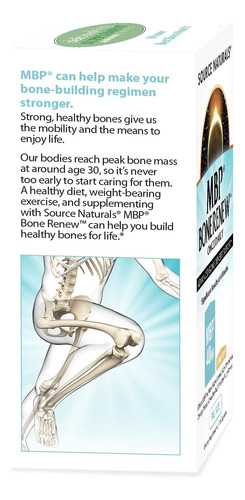 Source Naturals Mbp Bone Renew Proteína De Leche Para De 30