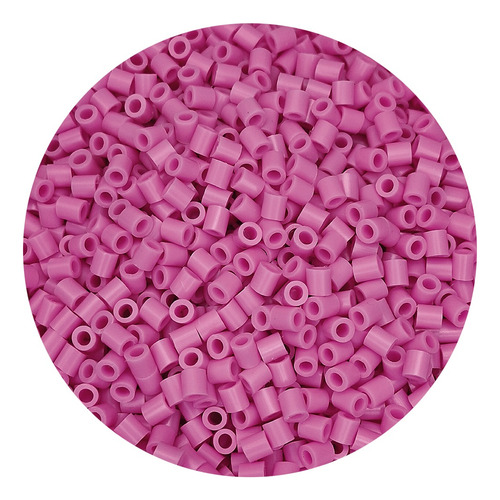 1kilo Hama Beads 5mm Color A , 18000beads Aprox Color Rosa Diámetro 5 Mm