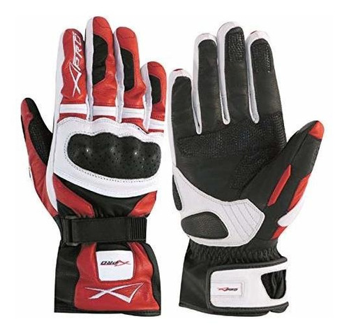 Guantes Protectores De Motociclista Profesional De Cuero De 