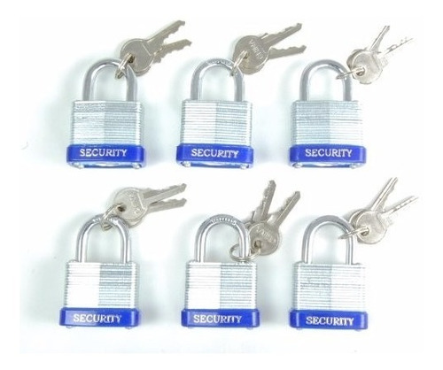 Candados Padlocks Security Pack De 6