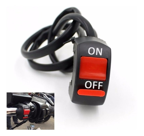 Switch Apagador/interruptor Motocicleta Auxiliar Luces/foco