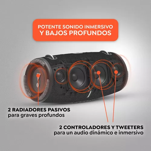 JBL Xtreme 3 - Parlante Bluetooth portátil, sonido potente y