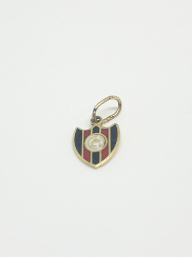 Dije Escudo Chacarita N°0 Oro 18k. Garantia Envio Gratis