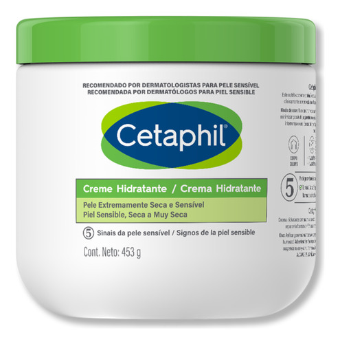 Kit Creme Loção Hidratant E Cetaphil Corpo Rosto Pele Seca