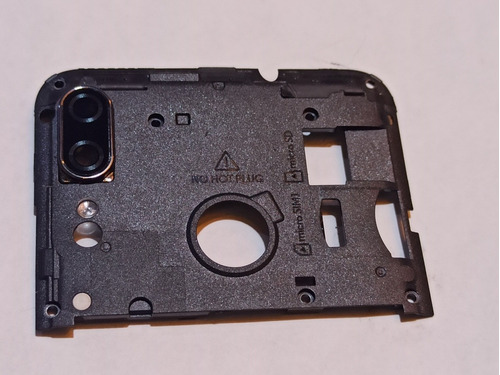 Carcasa Intermedia Con Lente De Camaras Motorola E6 Plus