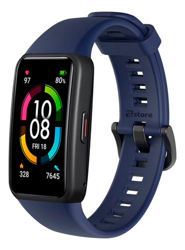 Correa Compatible Con Huawei Band 6 Colores Azul Oscuro