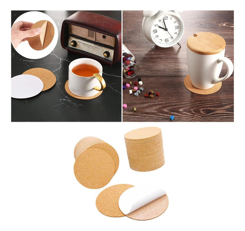 Hojas De Corcho Manualidades De Bricolaje Imágenes Redondo