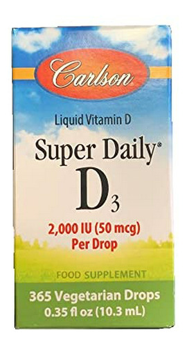 Carlson Vitamina D3 Líquida 2000 Ui/ch.