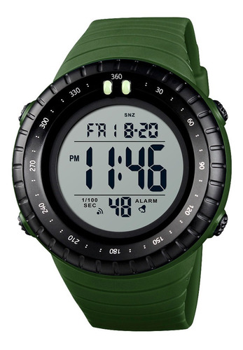 Reloj Hombre Skmei 1420 Sumergible Digital Alarma Cronometro