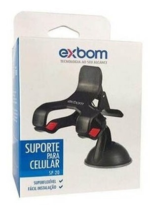 Imagem 6 de 6 de Suporte Universal Smartphone E Gps Clipe Duplo Exbom- Sp-20