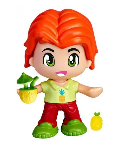 Muñeco Pinypon Figura Pelo Naranja Serie 12