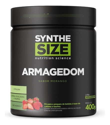 Pré Treino Armagedom 400g - Synthesize Sabores