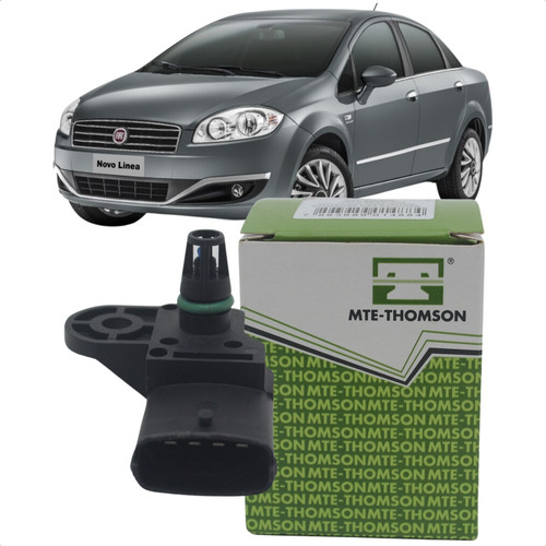 Sensor Map Fiat Linea 1.8 16v Etorq 19/19 Flex 4pinos Mte