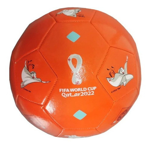 Pelota Futbol Drb N°5 Qatar Mundial 2022 Licencia Fifa Color Naranja