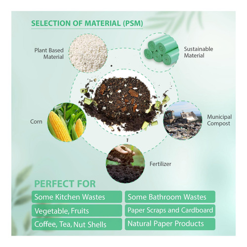 Bolsas De Basura Compostables-bolsas De Basura Para Cocina Y