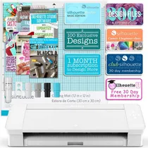 Comprar Plotter Máquina De Corte Silhouette Cameo 4 Blanca Bluetooth