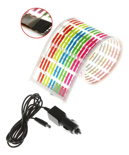 Para Música Automotiva, Iluminação Led, Equalizador De Som