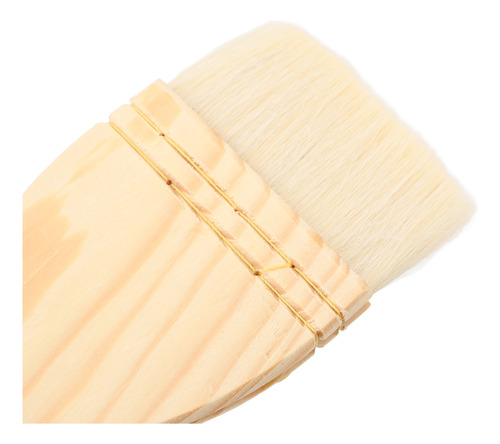 6 Brochas Para Esmaltar Cerámica, Pelo Suave De Cabra