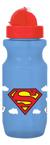 Copo Bico Retrátil 580ml Dc Super Friends Super Man Babygo