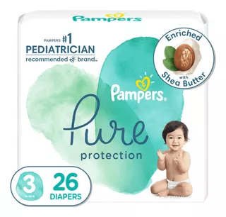 Pampers Pañal Pure Protection Etapa 3