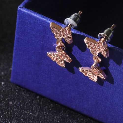 Ay Pendientes Largos De Oro A La Moda Para Mujer