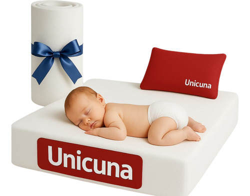 Colchon Cuna Corral 72x120 Unicuna Doble Funda
