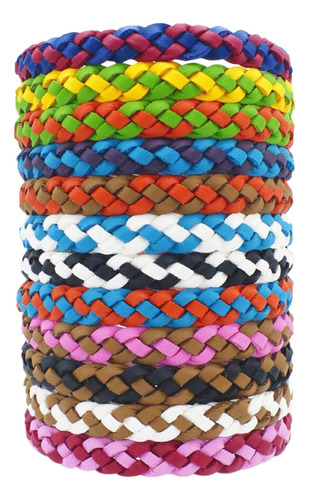 Repelente De Mosquitos G Bracelet, Paquete De 12 Pulseras Re